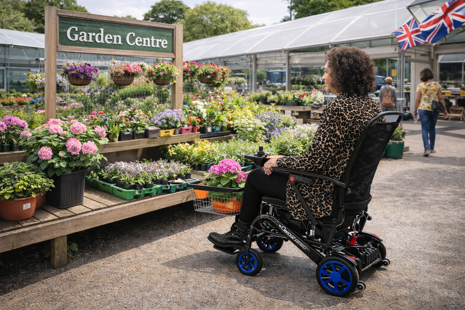 Q50 R Carbon at a garden centre